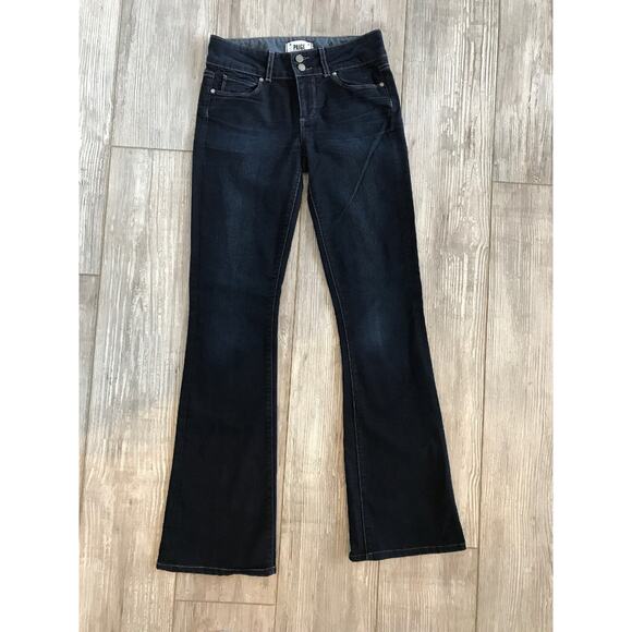 EUC women’s Paige dark blue jeans boot cut size 20 2-button - Picture 1 of 8
